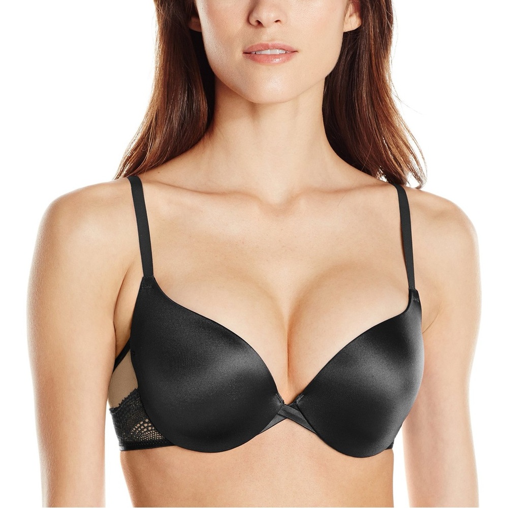 Maidenform Push Up and In Underwire Bra black 36A NWT